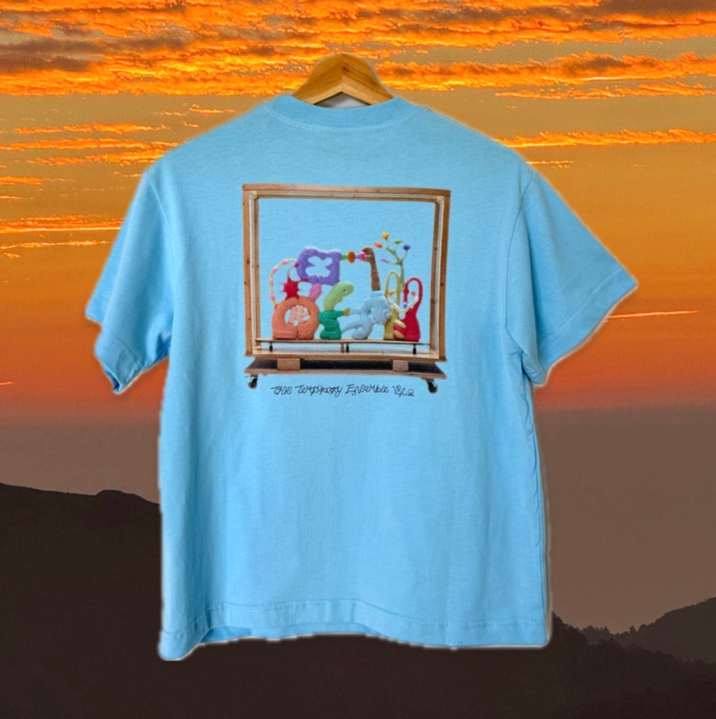 《暫時集合2》水藍Tee  Baby Blue