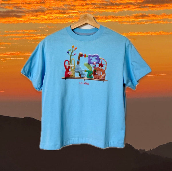 《暫時集合2》水藍Tee  Baby Blue