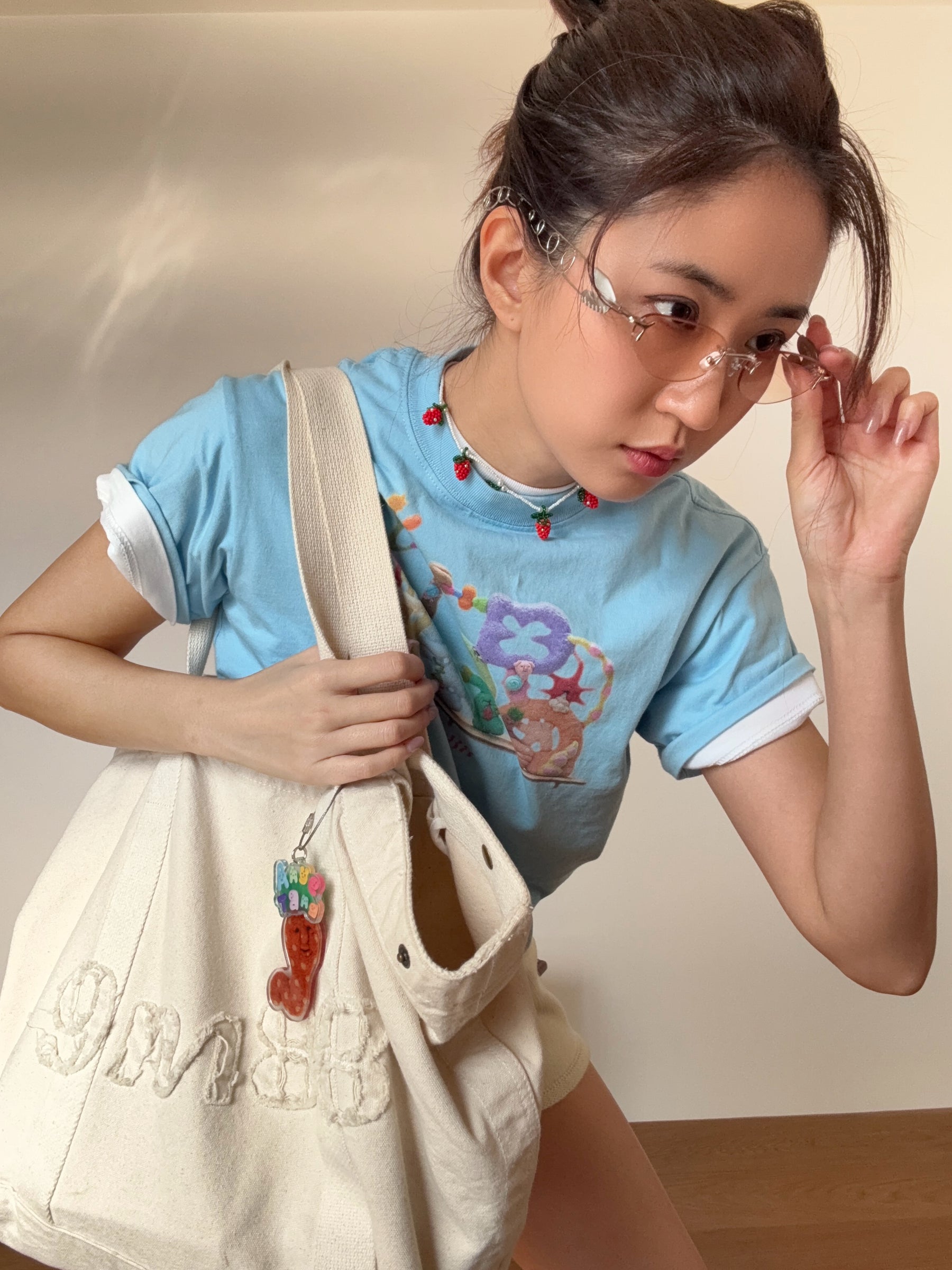 《暫時集合2》限量!帆布手提包 TTE2 Limited Tote bag w/ Keychain