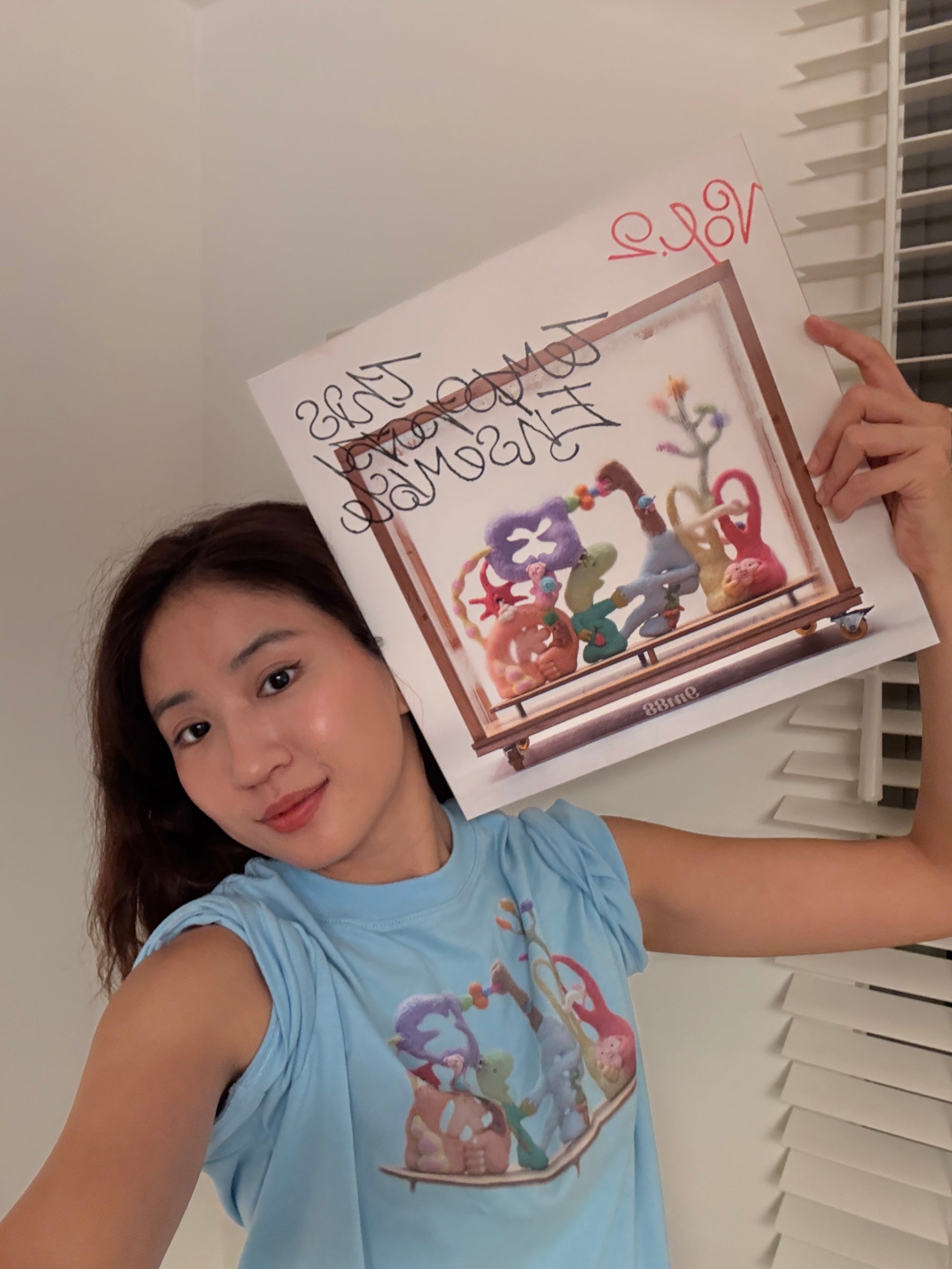 《暫時集合2》水藍Tee  Baby Blue